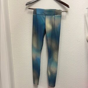 💙 CALIA Inspire Collection High-Rise 7/8 Leggings | Blue & Tan | Women’s XS | NW
